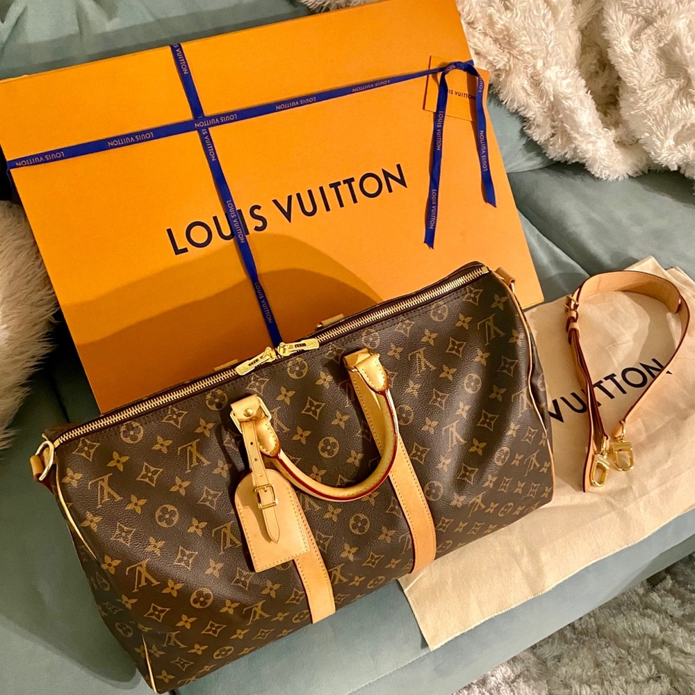 🤎SOLD Louis Vuitton Keepall Bandouliere 45🤎 - Picture 1 of 15